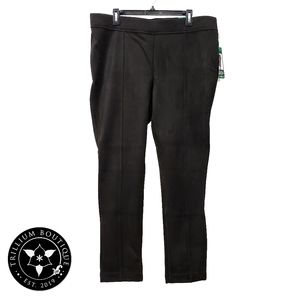 Andrew Marc Women's Black Ponte Pants XL